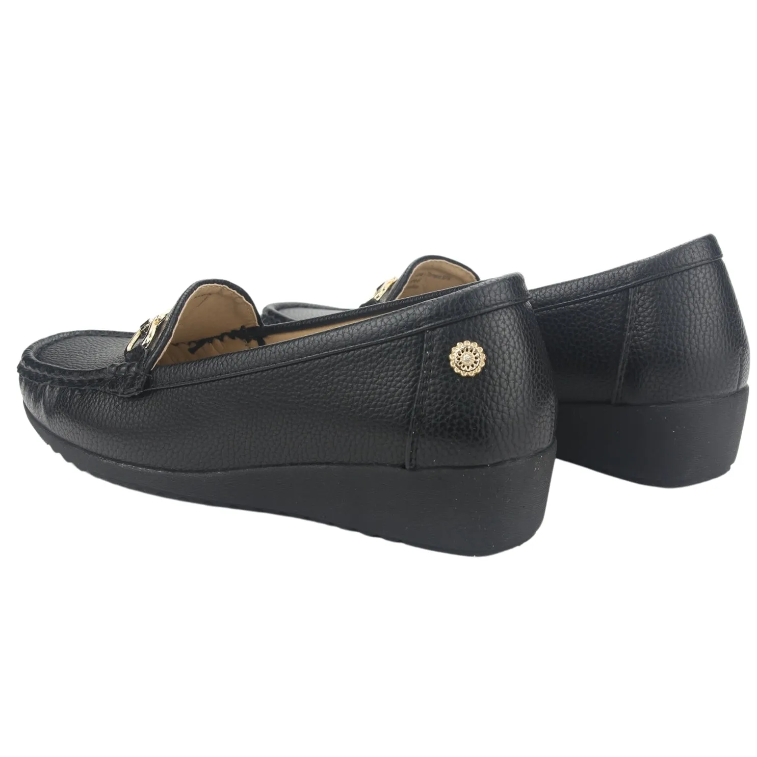 Mocasin Chalada Mujer Malu-2 Negro Casual