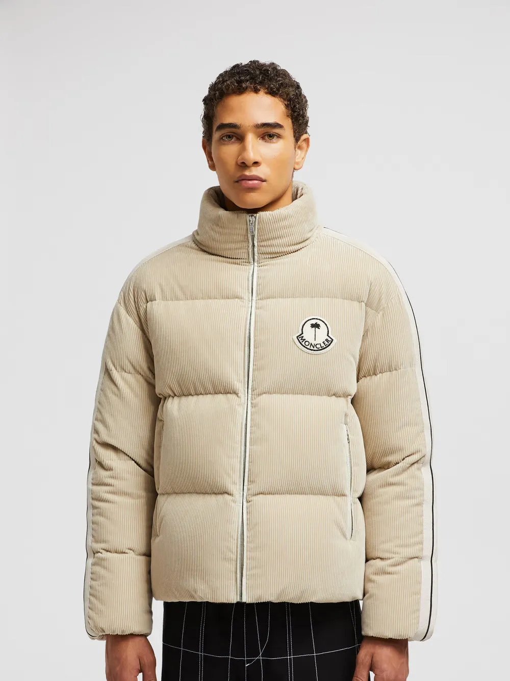 MONCLER GENIUS X PALM ANGELS Abrolhos Padded Jacket Beige
