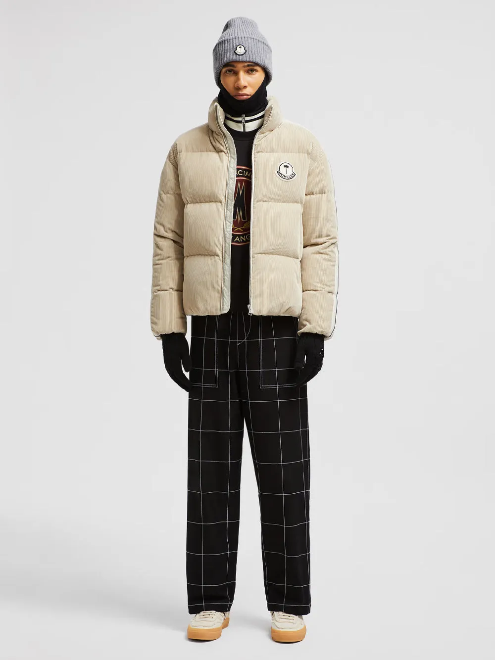 MONCLER GENIUS X PALM ANGELS Abrolhos Padded Jacket Beige