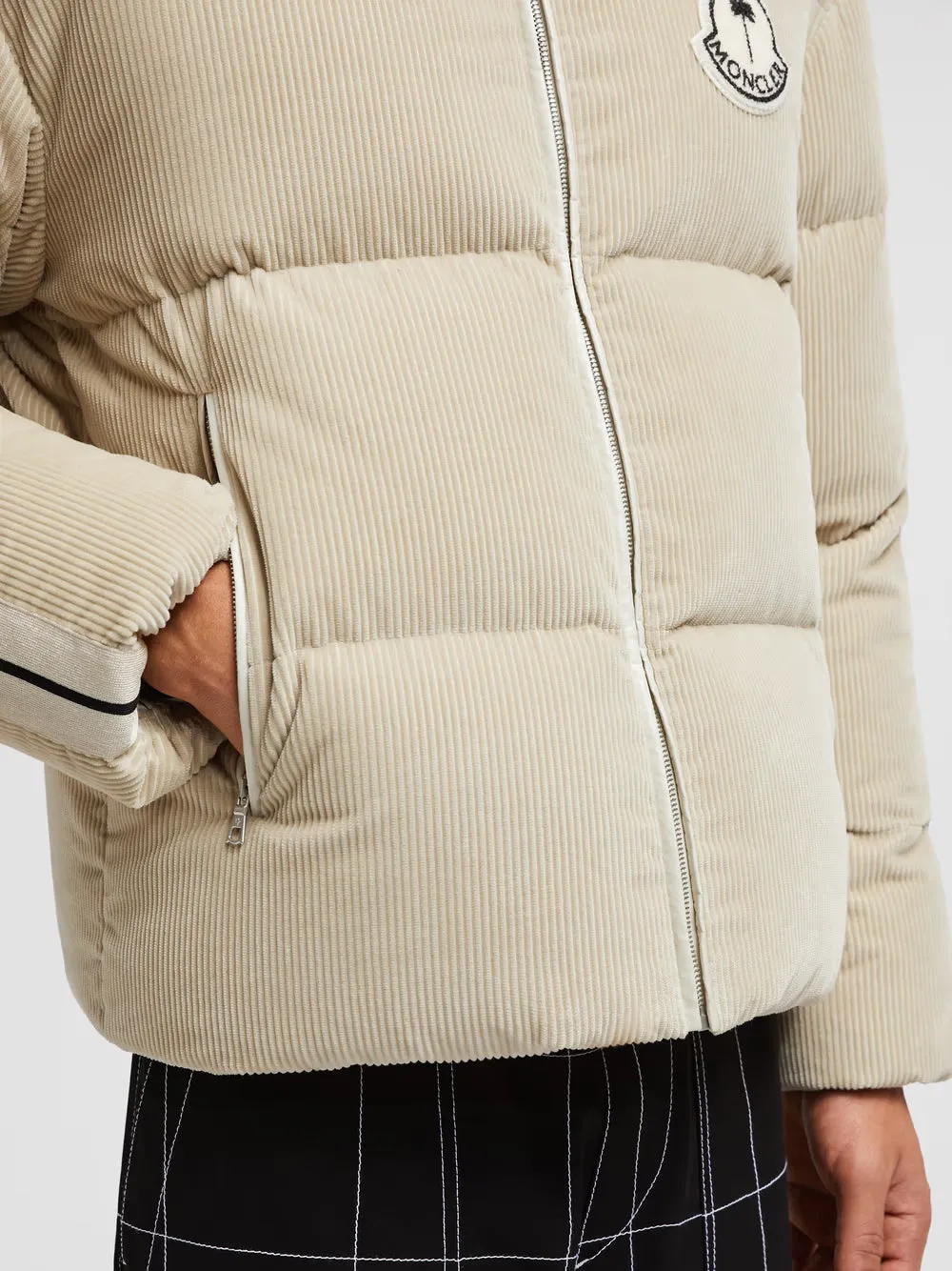 MONCLER GENIUS X PALM ANGELS Abrolhos Padded Jacket Beige