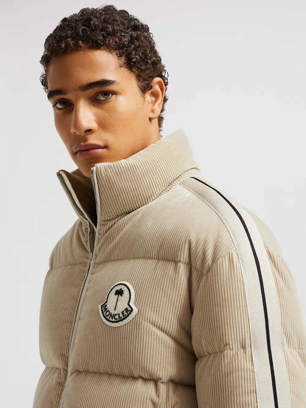 MONCLER GENIUS X PALM ANGELS Abrolhos Padded Jacket Beige