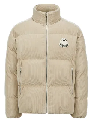 MONCLER GENIUS X PALM ANGELS Abrolhos Padded Jacket Beige