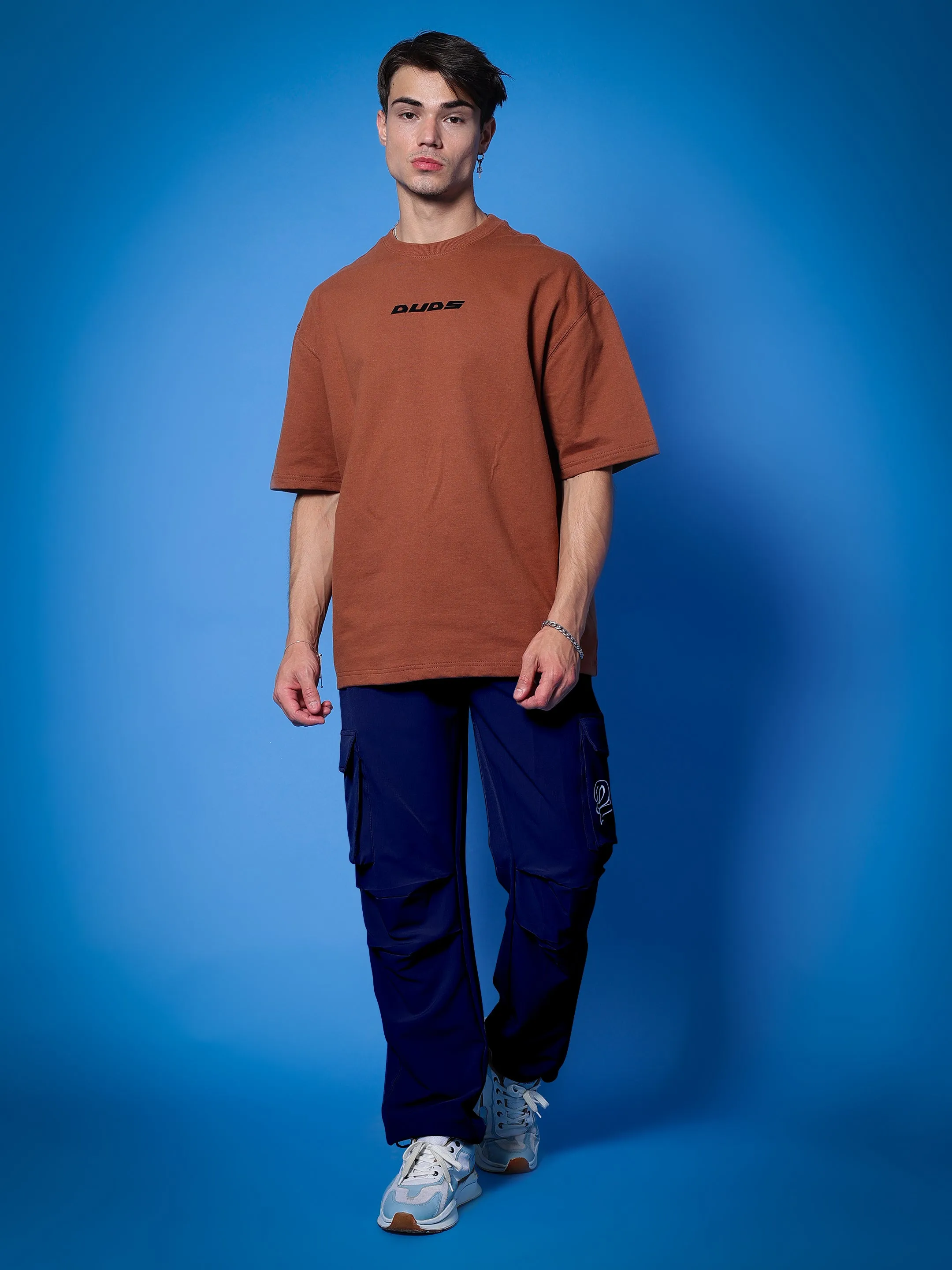 Myriad Relaxed Fit Cargo Pants (Navy Blue)