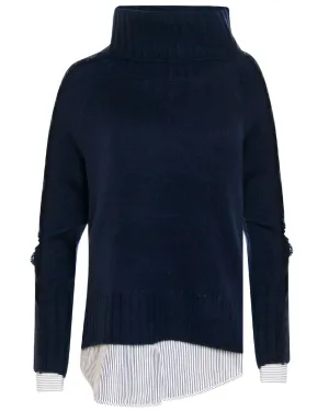 Navy Stripe Jolie Layered Looker