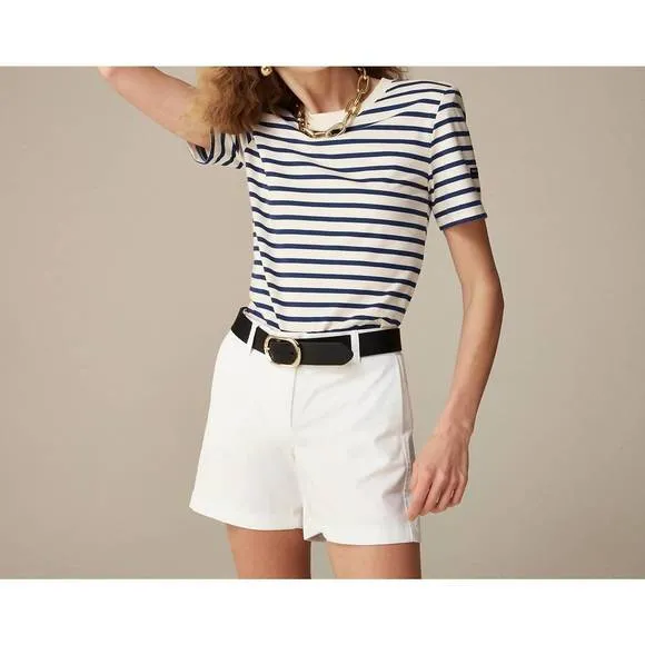 NEW J.CREW 5&quot; stretch chino short in white