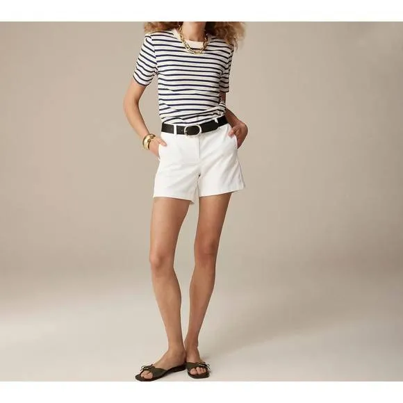 NEW J.CREW 5&quot; stretch chino short in white