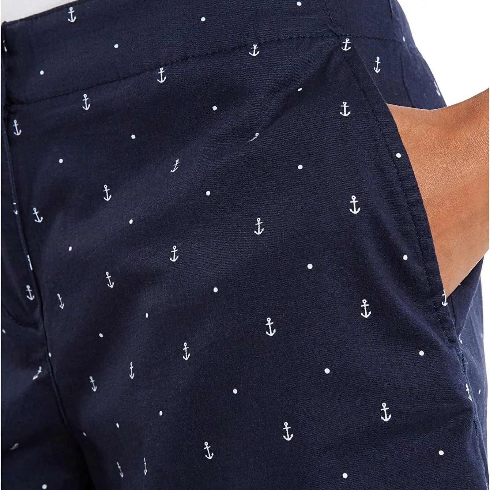 New Nautica Women's Cotton Stretch Twill Shorts. 1387358-NEW 10