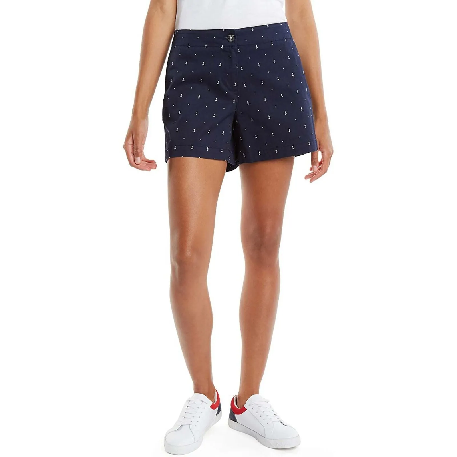 New Nautica Women's Cotton Stretch Twill Shorts. 1387358-NEW 10