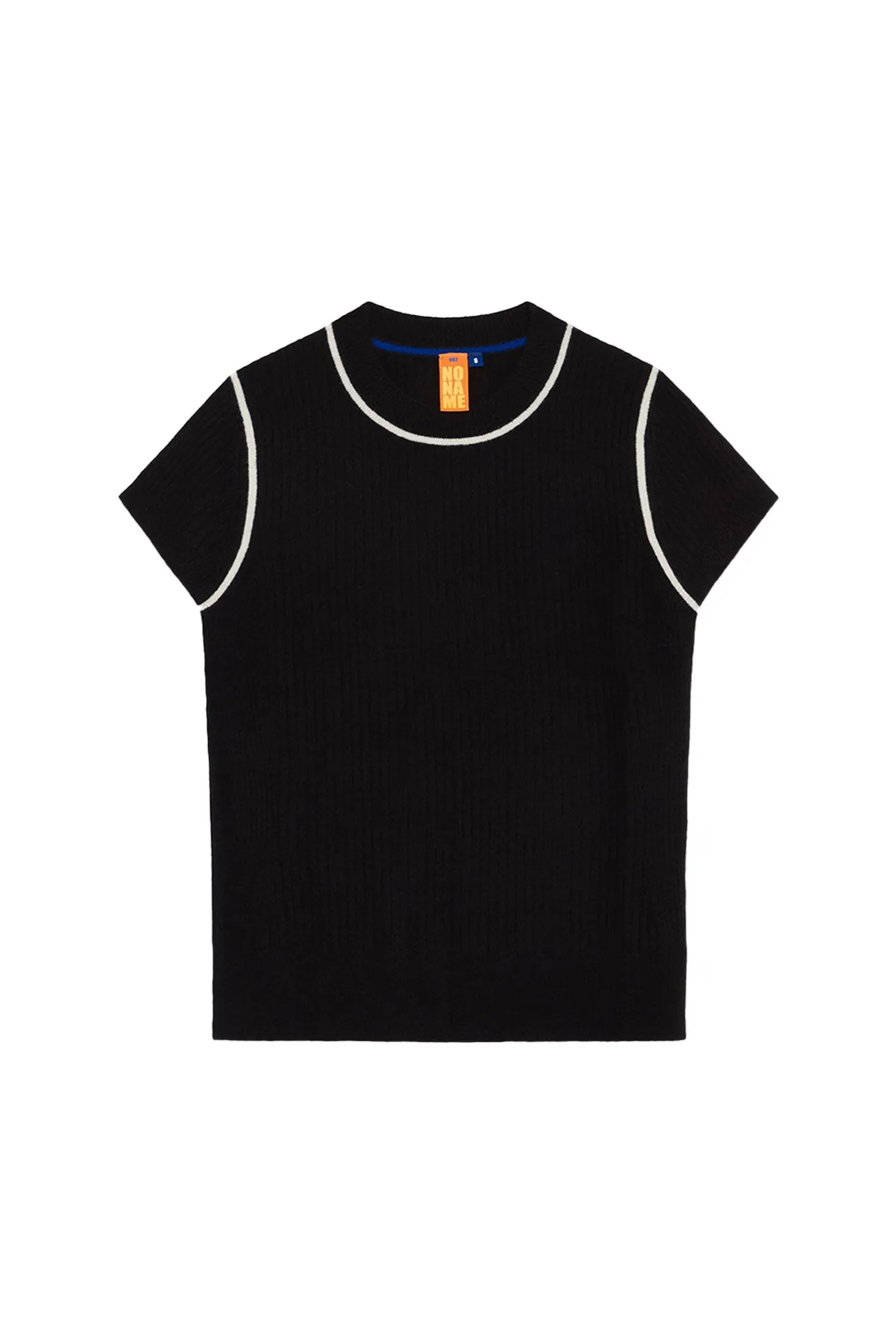 NONAME FINE RIB BABY TEE