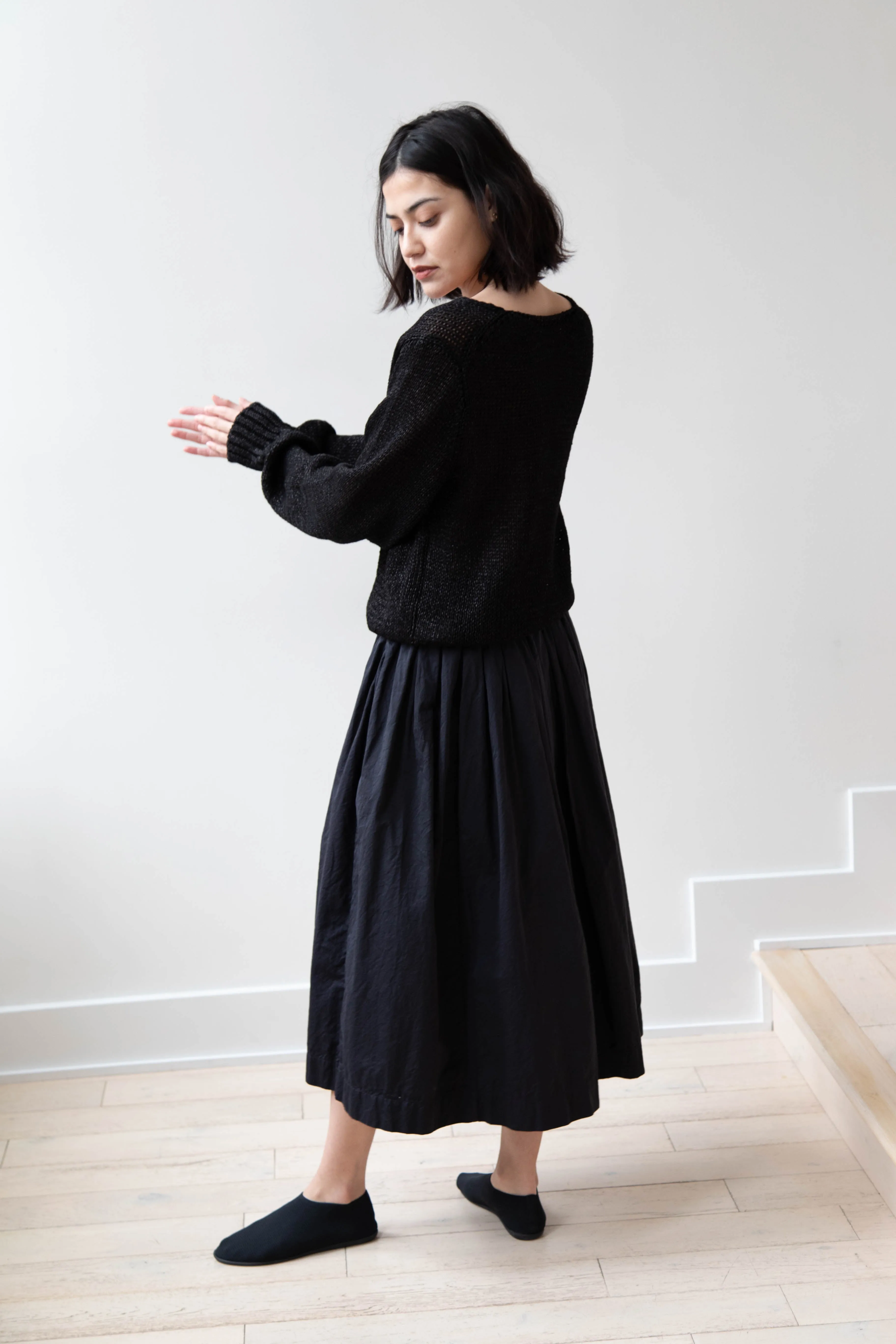 Nothing Written | Sia V-Neck Pullover in Black