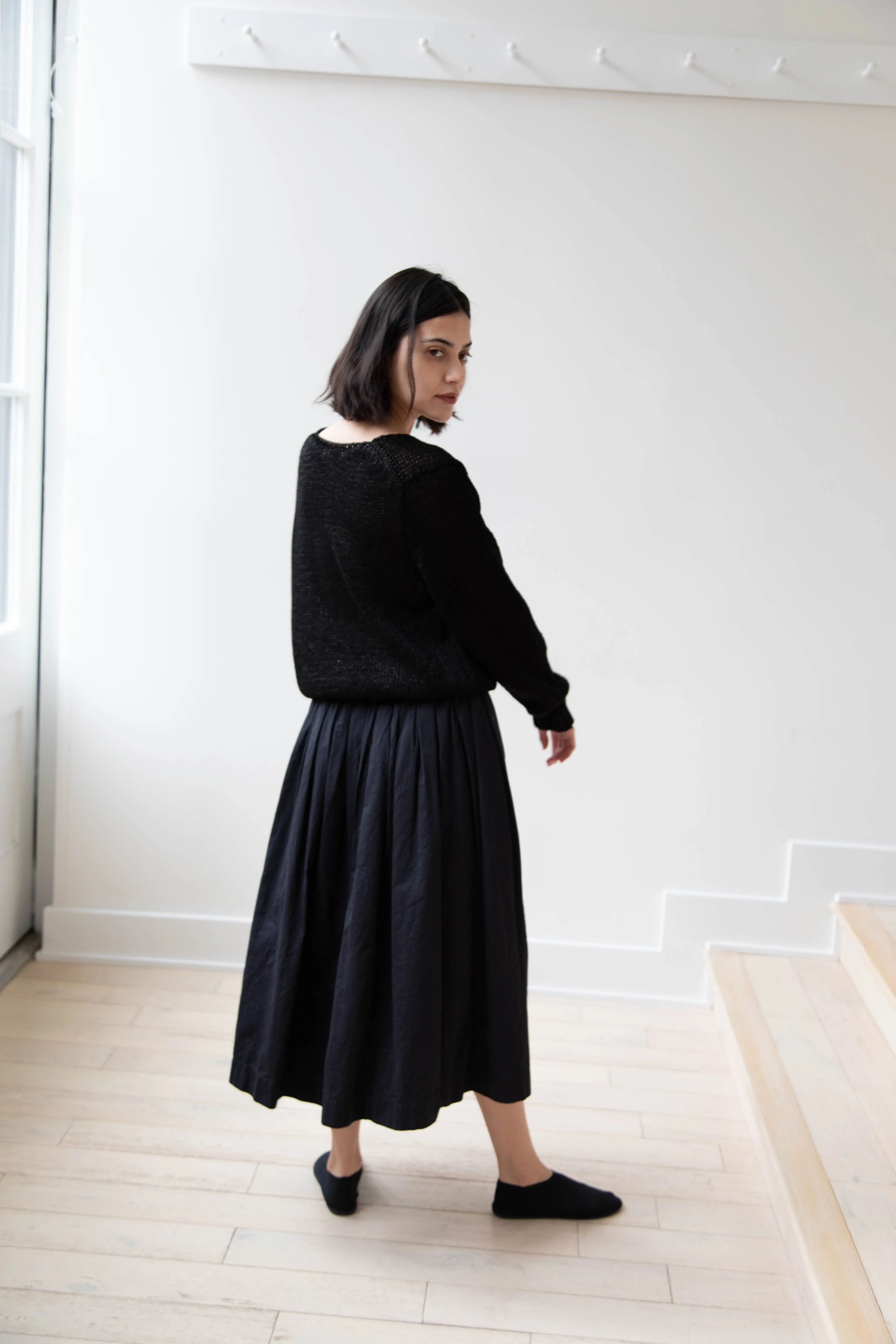 Nothing Written | Sia V-Neck Pullover in Black