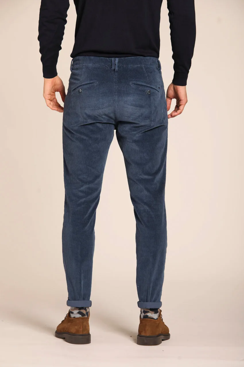 Osaka 1 Pinces men's chino pants in velvet costa france carrot fit