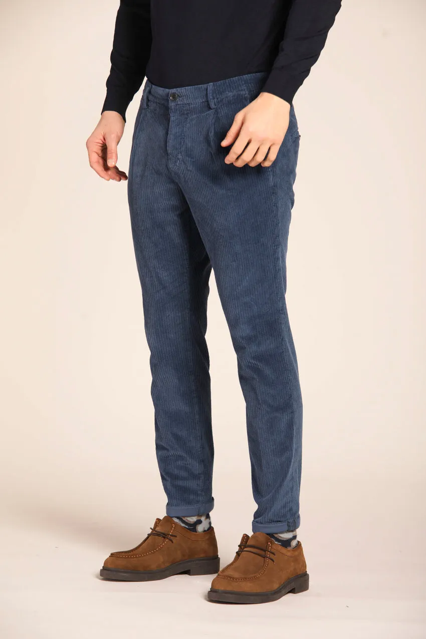 Osaka 1 Pinces men's chino pants in velvet costa france carrot fit