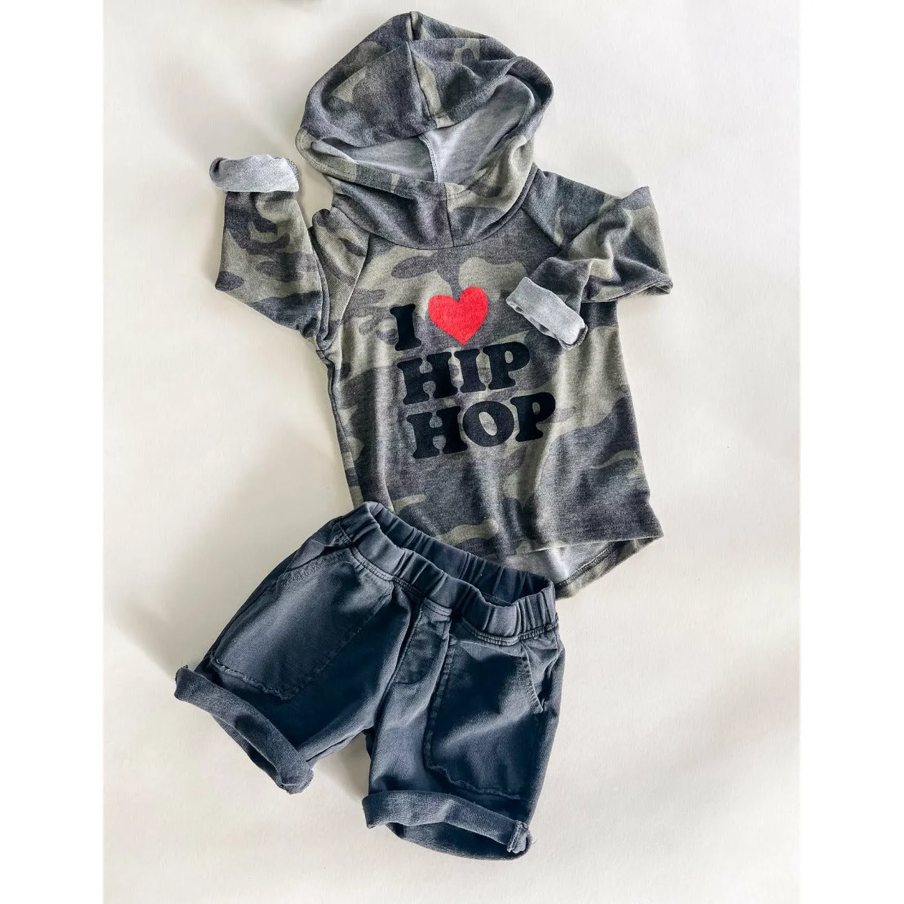 Oscar-Hip Hop Hoodie | Olive Camo