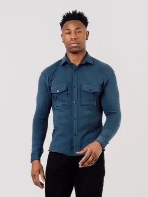 Overshirt In Pacific Blue