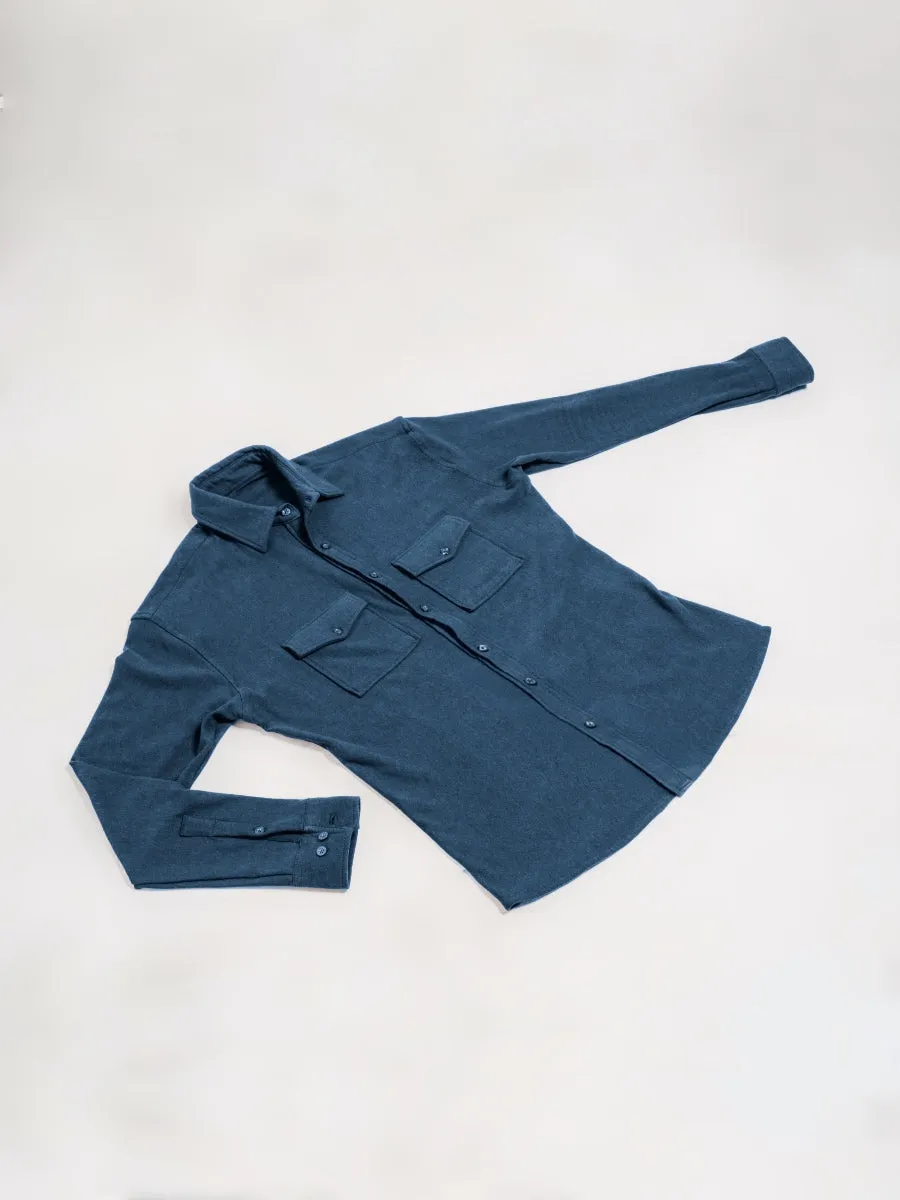 Overshirt In Pacific Blue