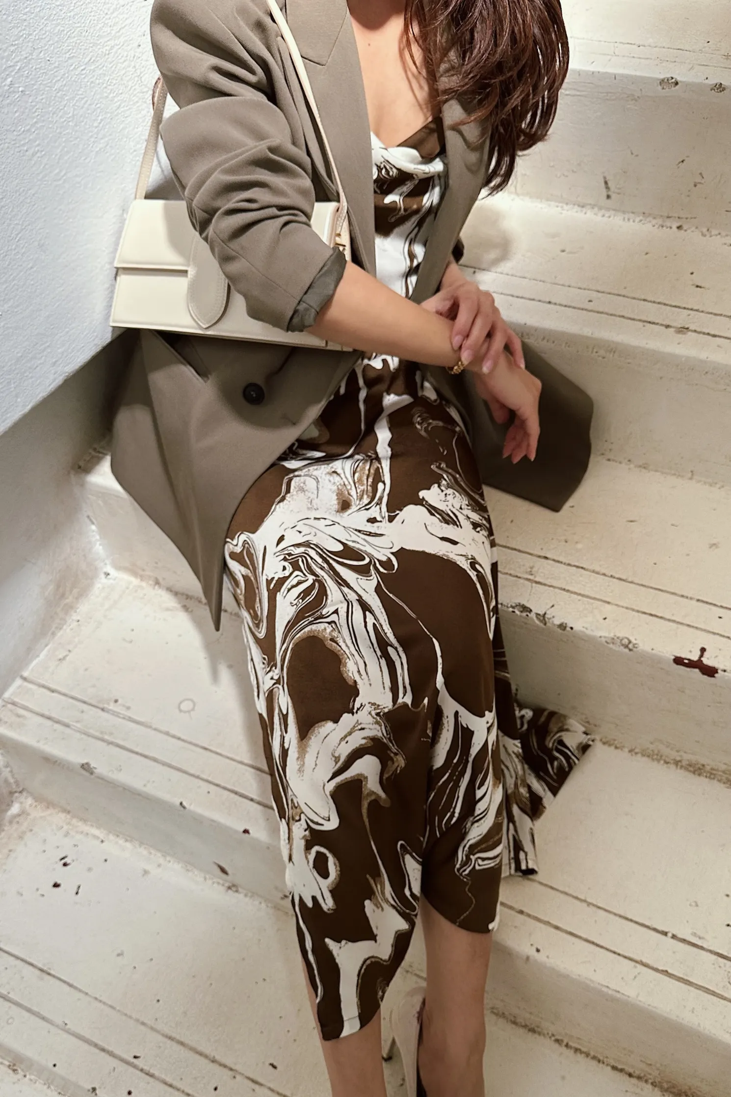 Palermo Slip Dress in Sicily Brown