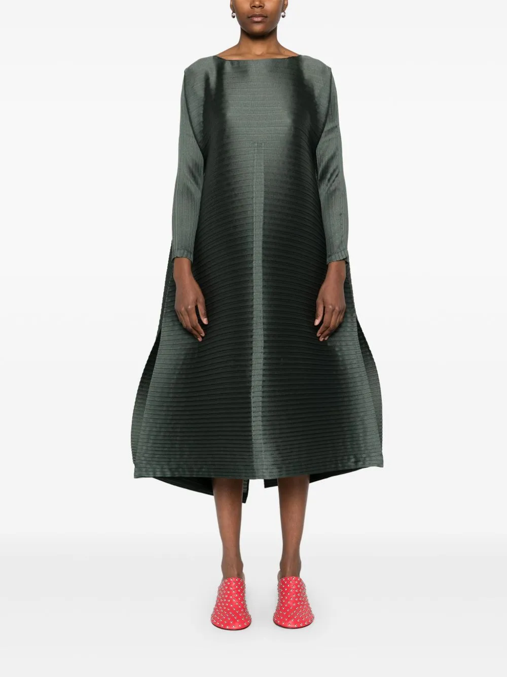 Panelled midi dress