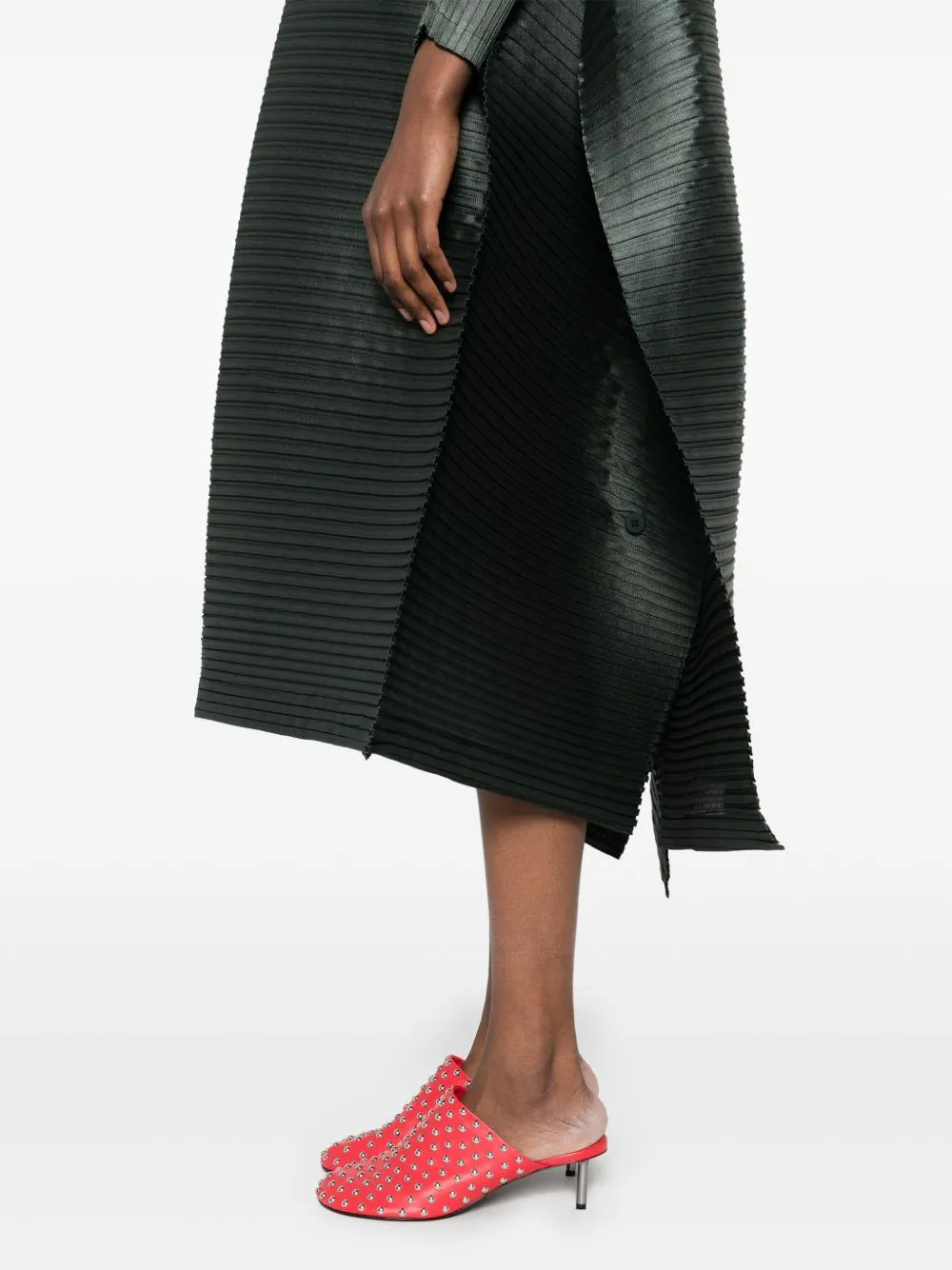 Panelled midi dress