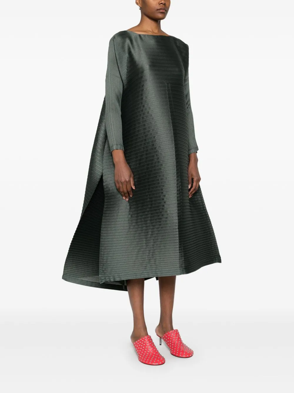 Panelled midi dress