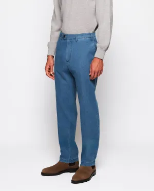 Pantalón hombre chino regular denim