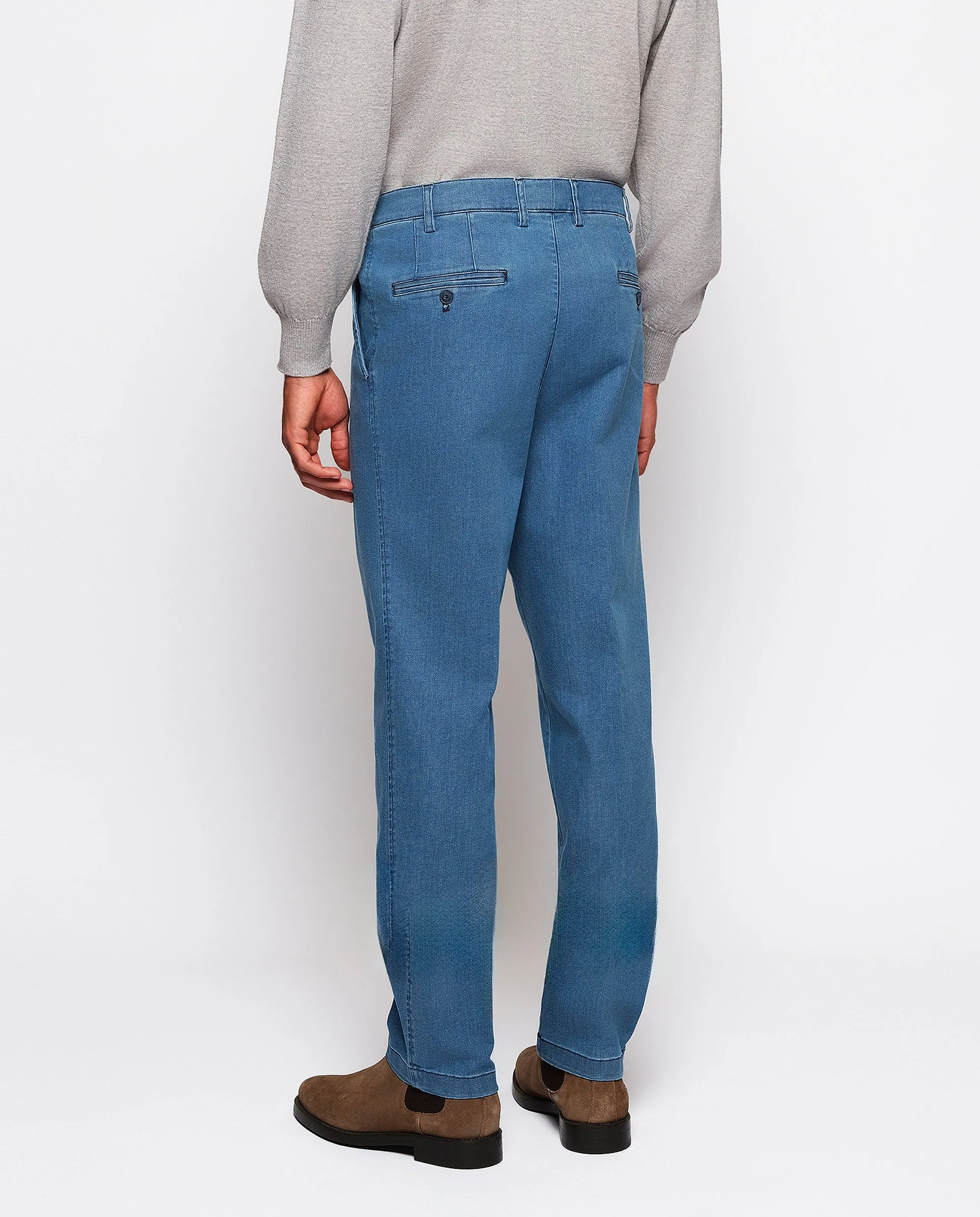 Pantalón hombre chino regular denim