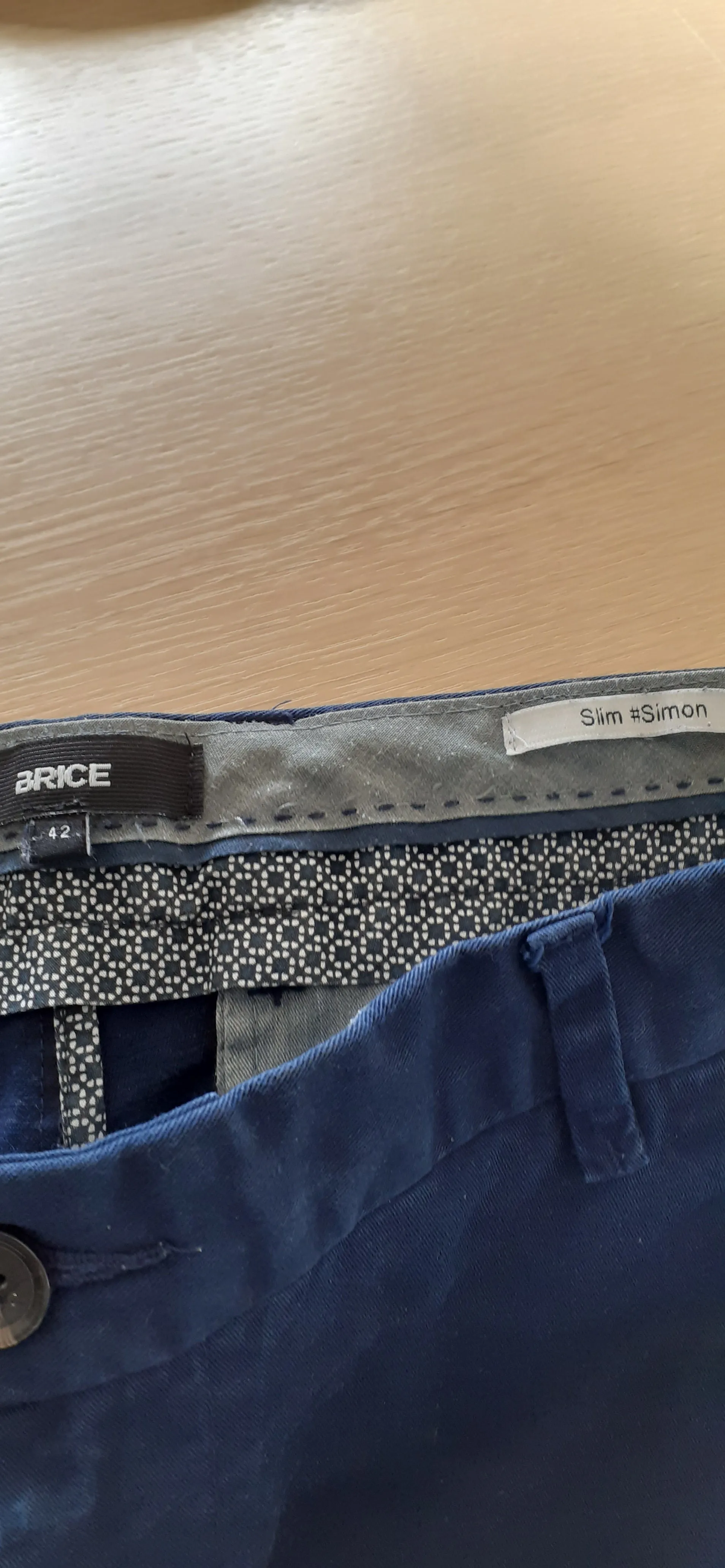 Pantalon chino slim #Simon