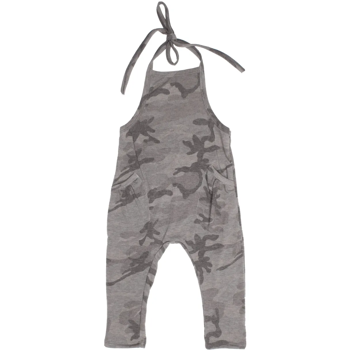 Peyton Camo | Adult Overalls | Grey