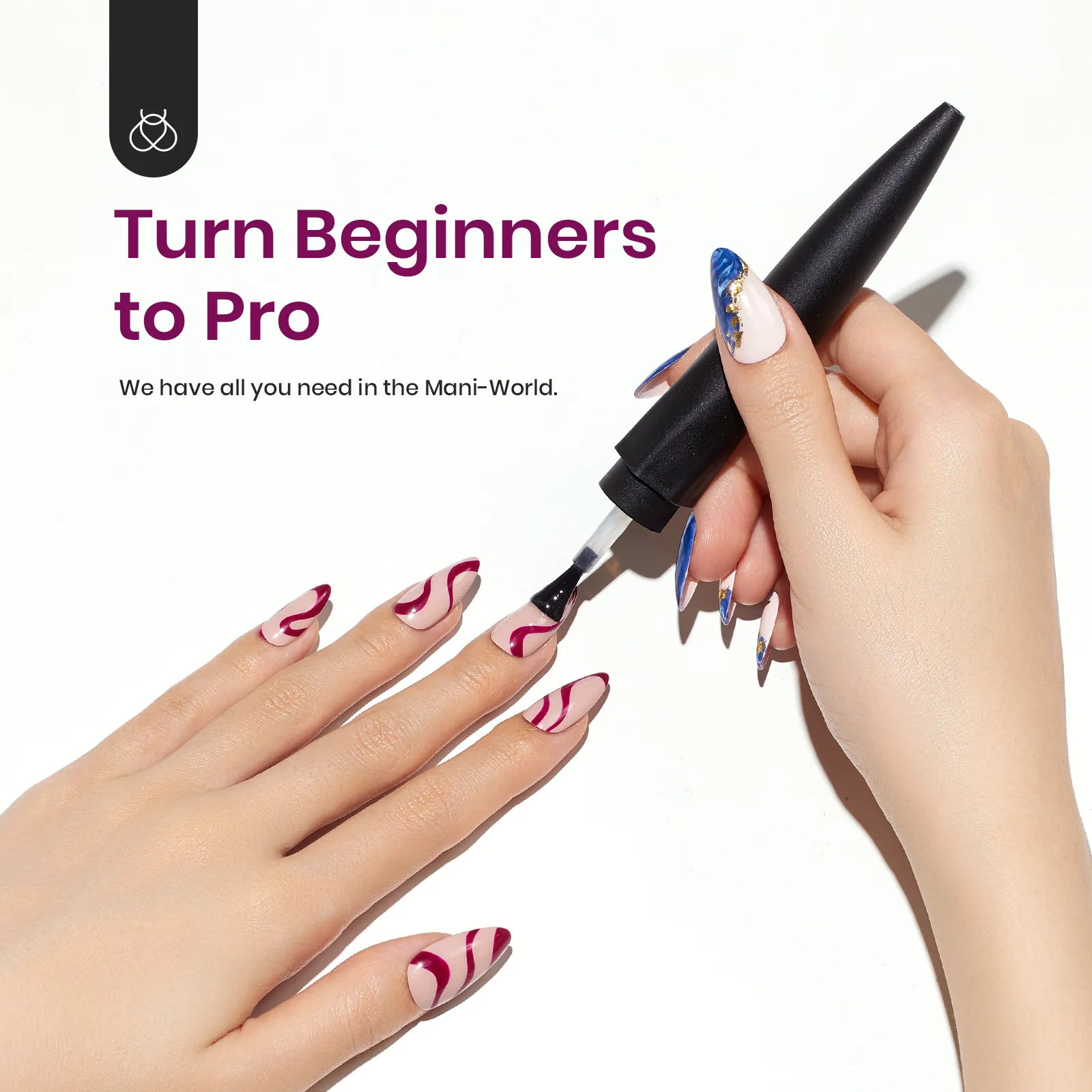 Polar Afterglow Manicure Kit: Nail Art Gels, Tools, Accessories and Care Essentials