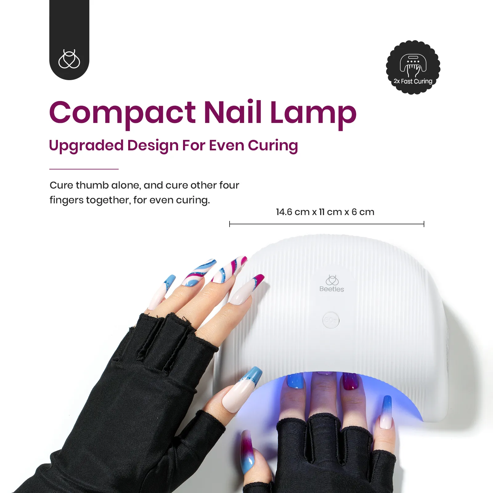 Polar Afterglow Manicure Kit: Nail Art Gels, Tools, Accessories and Care Essentials