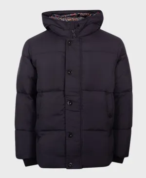 Pretty Green Summit Puffer Jacket Black