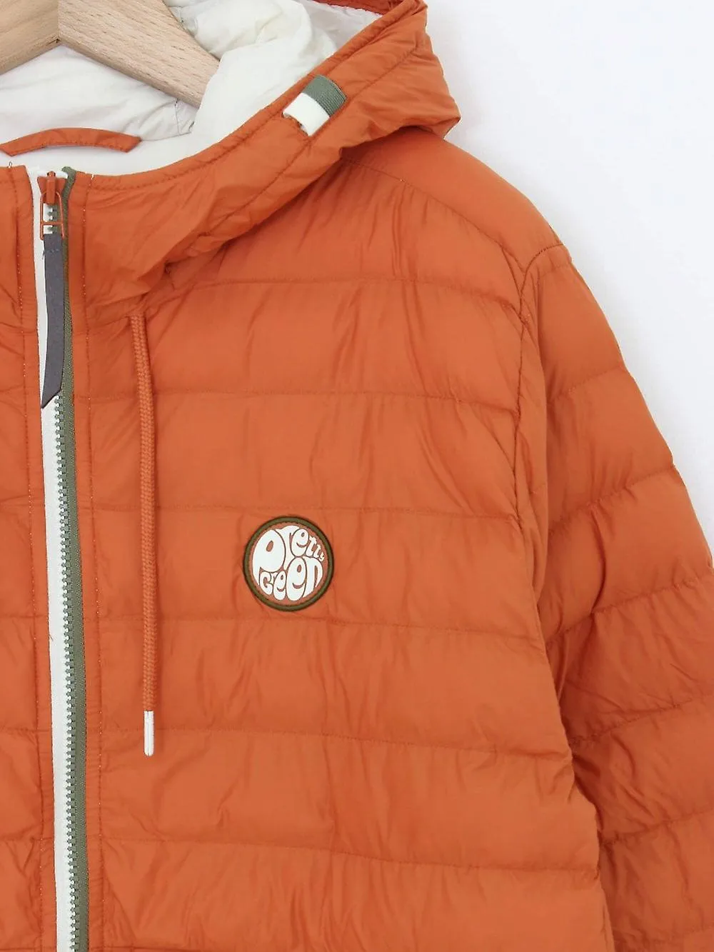 Pretty Green Tilby Quilted Jacket Orange