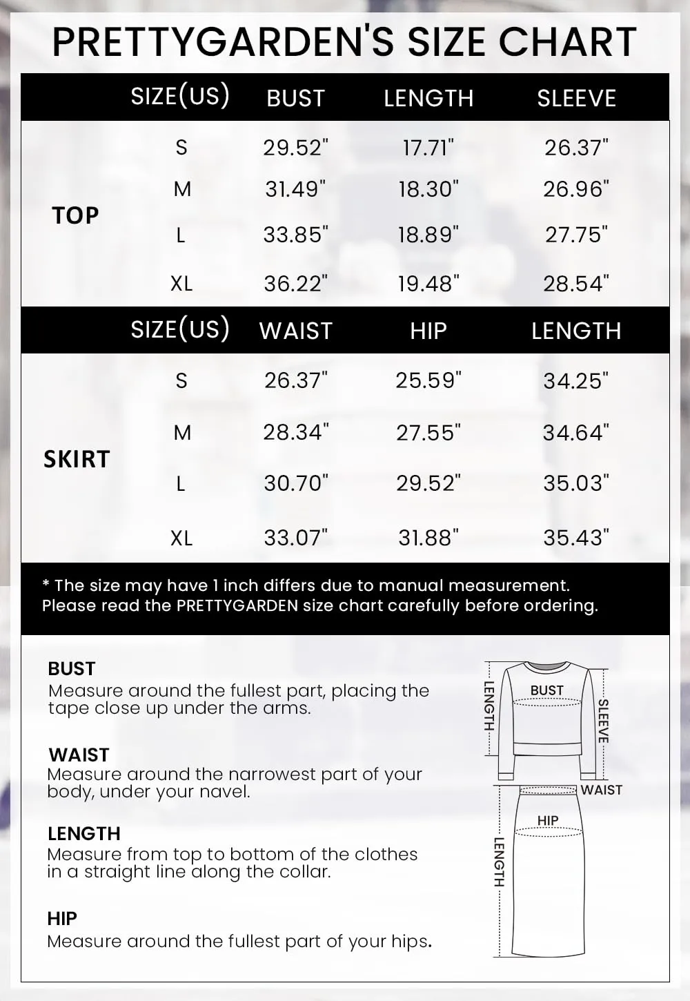PRETTYGARDEN Women's Fall 2 Piece Sweater Set Rib Knit Long Sleeve Crop Top Maxi Bodycon Skirt Casual Winter Outfits