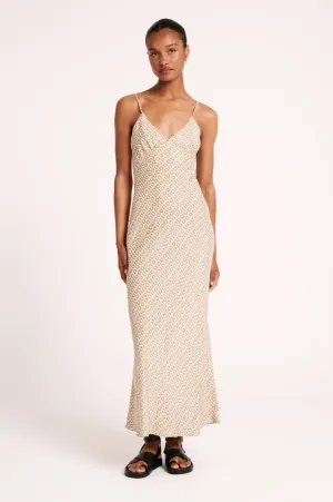 Priya Cupro Slip Dress Marz