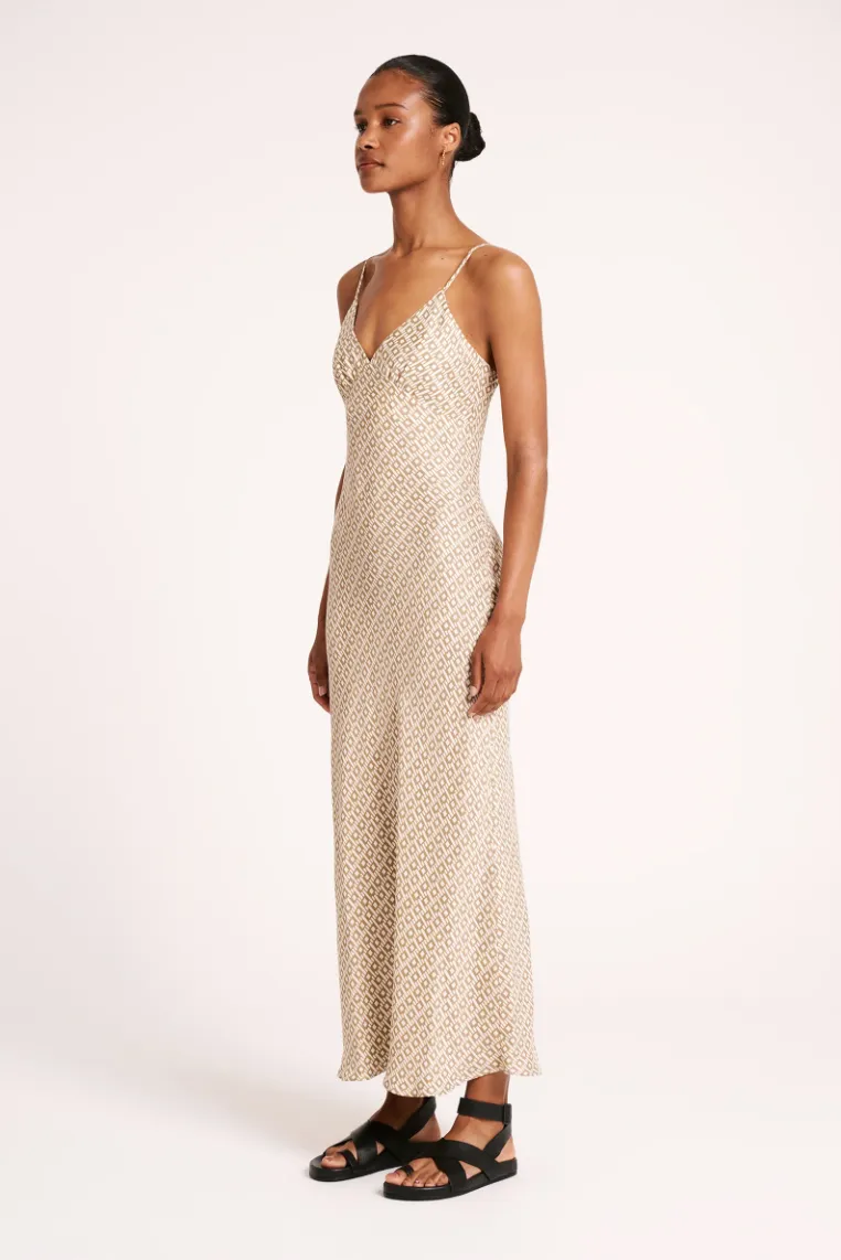Priya Cupro Slip Dress Marz