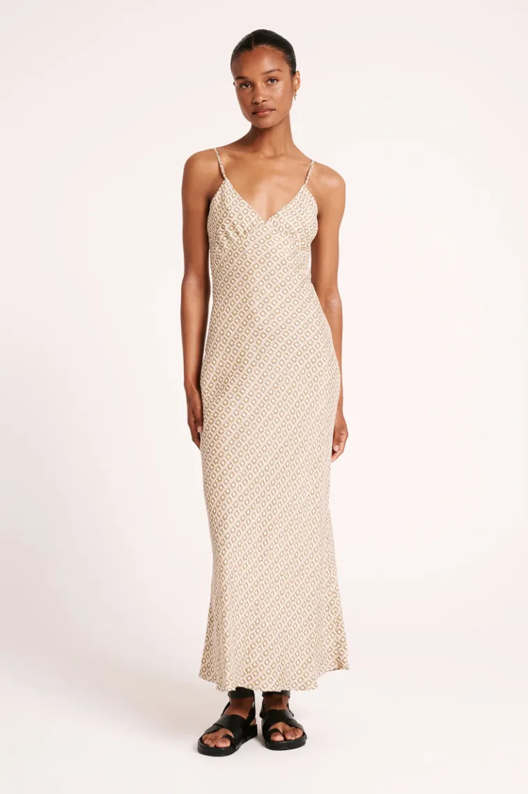 Priya Cupro Slip Dress Marz