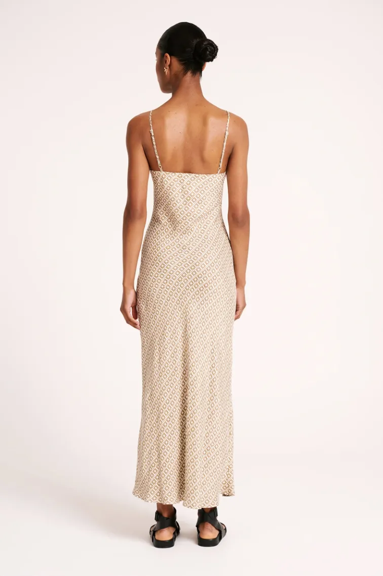 Priya Cupro Slip Dress Marz