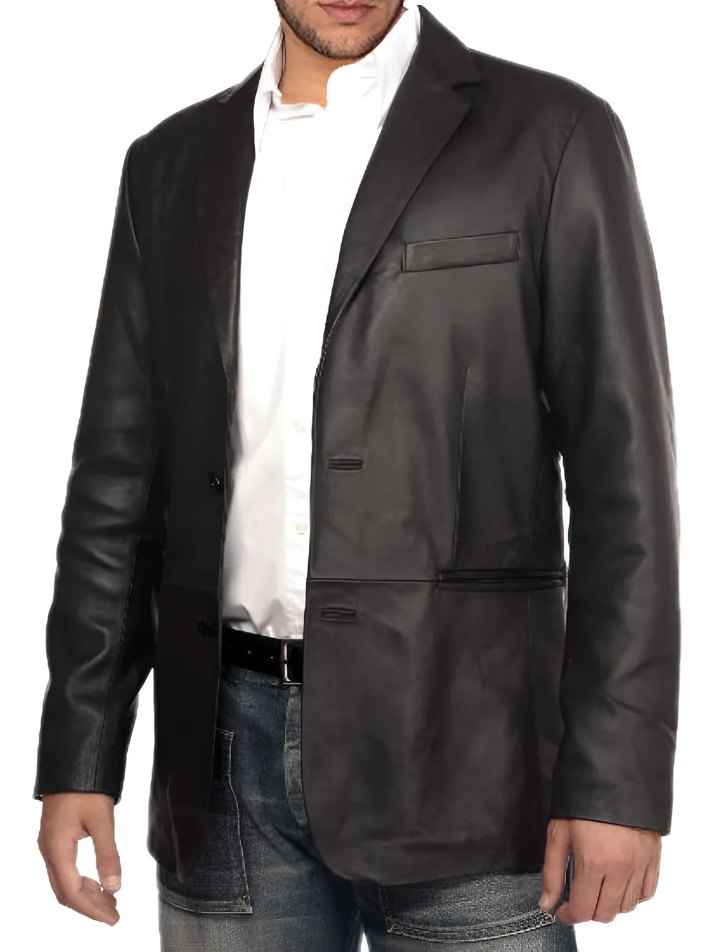 Professional Style Leather Coat for Men