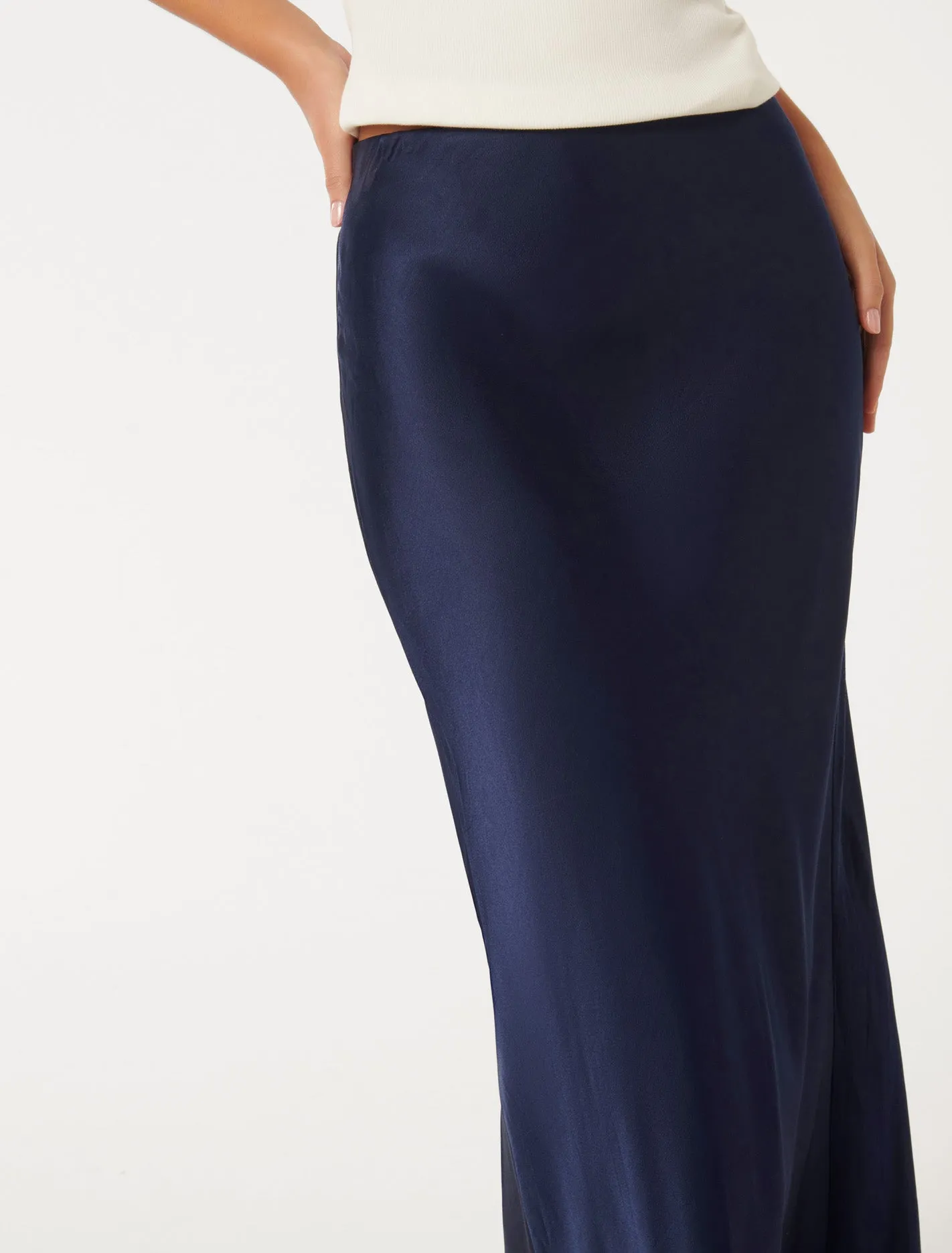 Prue Satin Bias Midaxi Skirt