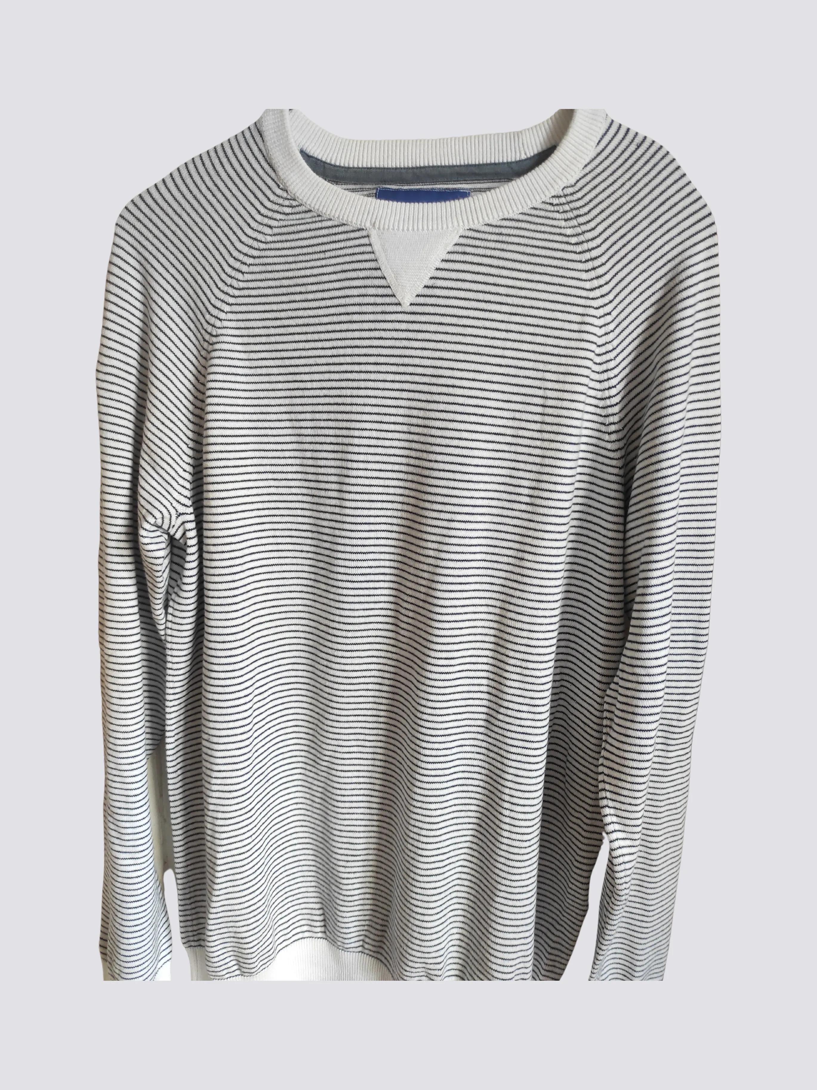 Pull rayé esprit sweat