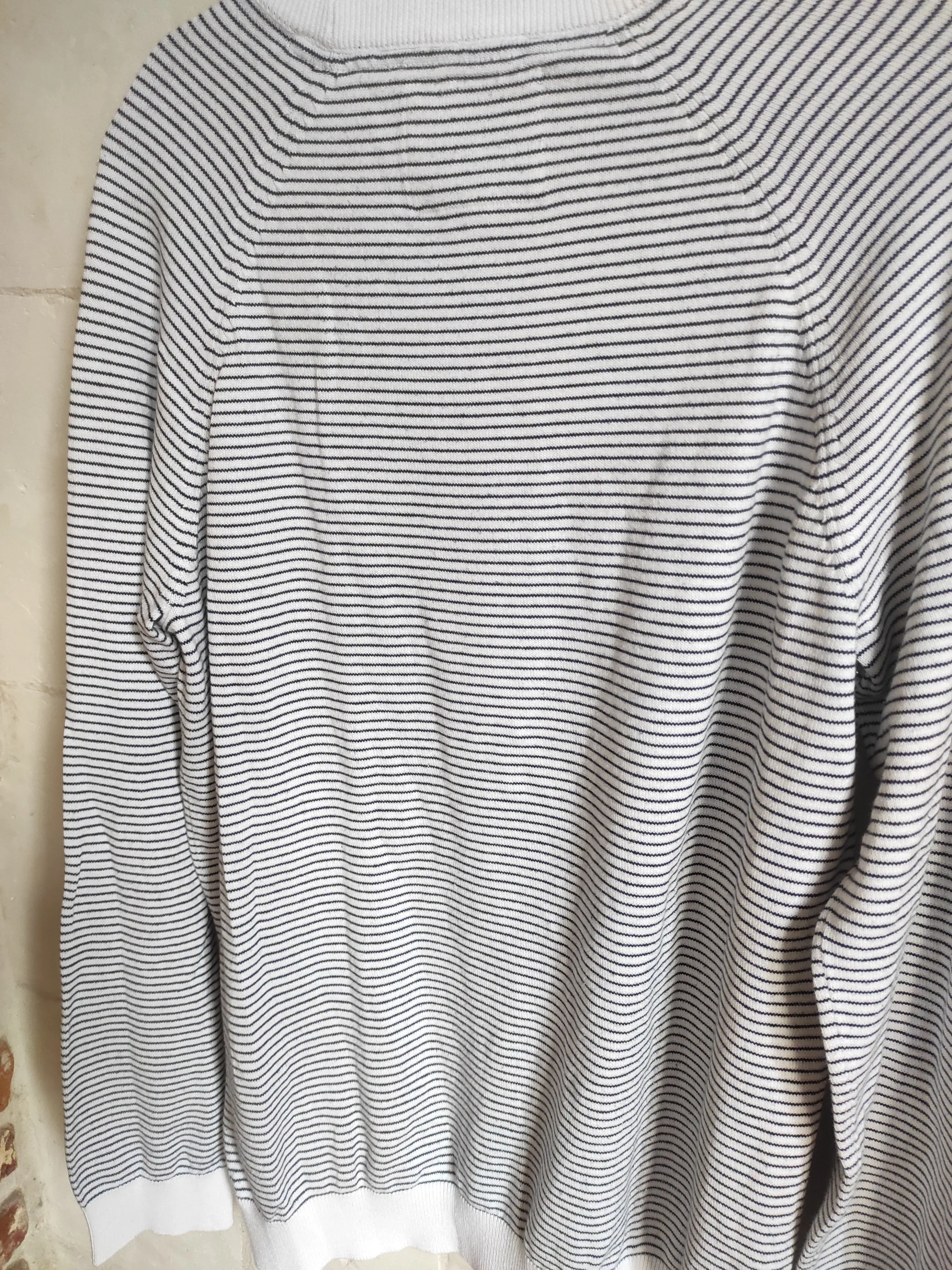 Pull rayé esprit sweat