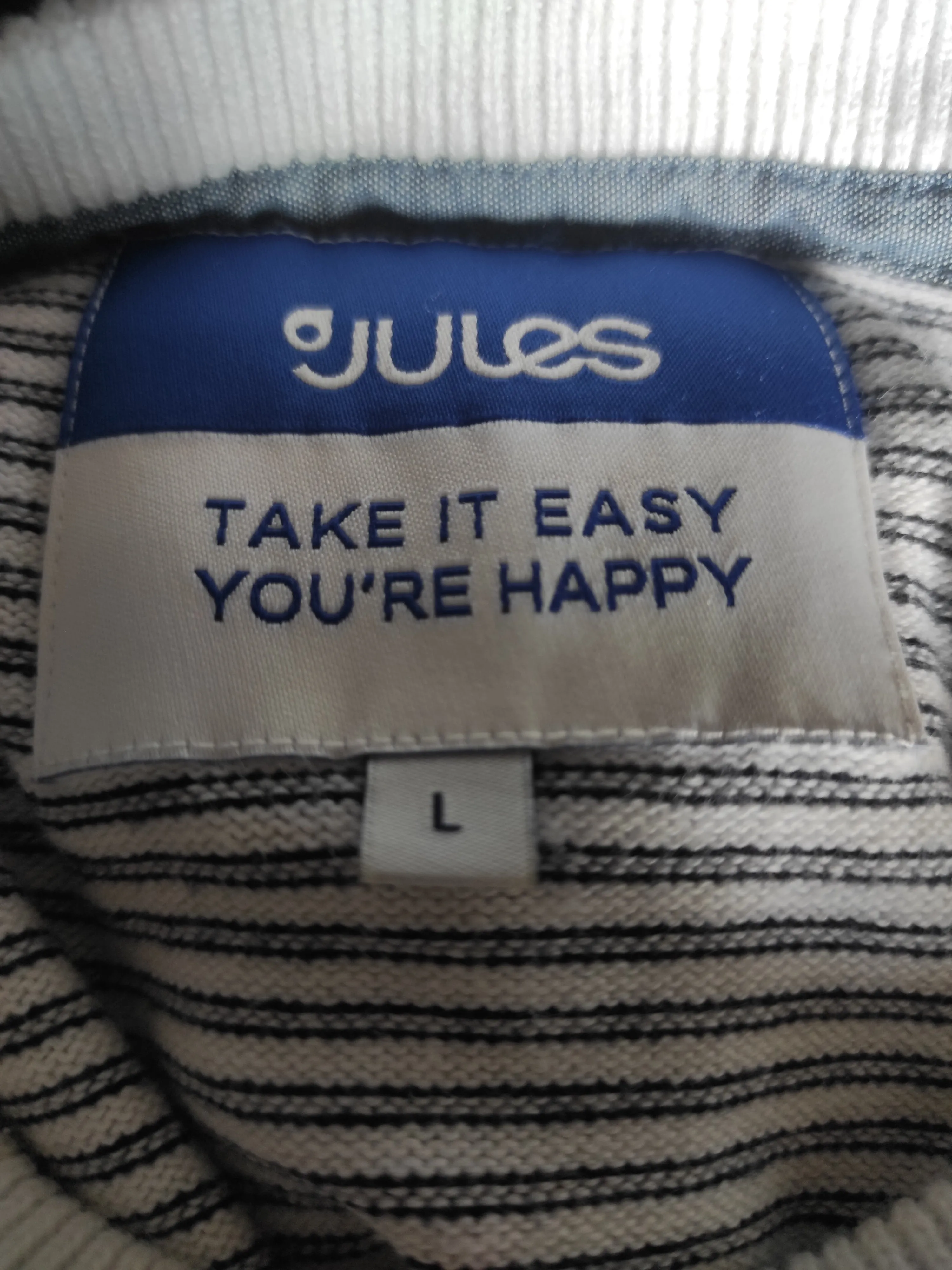 Pull rayé esprit sweat