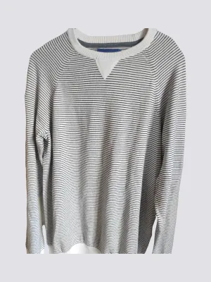 Pull rayé esprit sweat