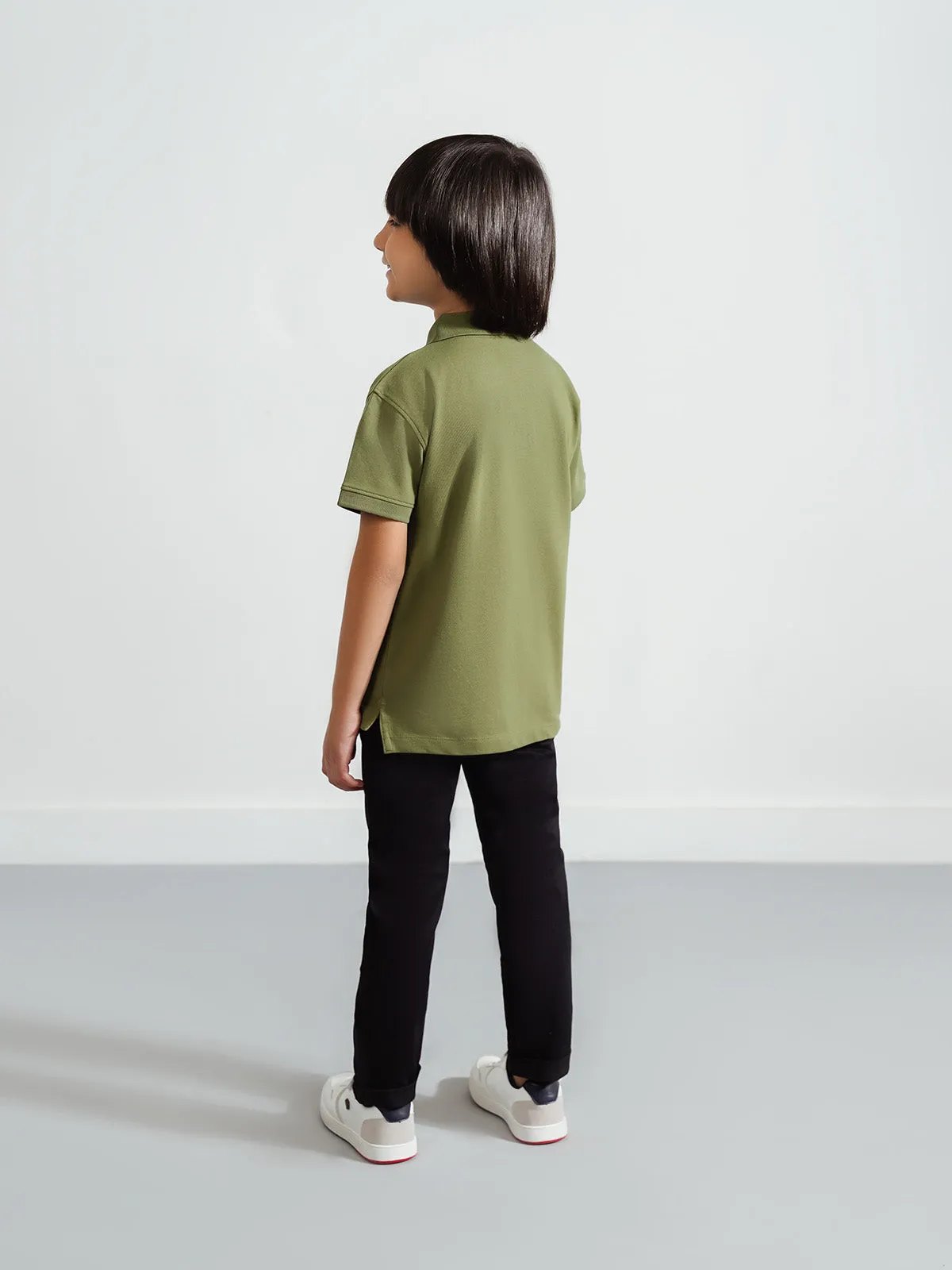 "CHIAKI" Slim Fit Twill Chinos