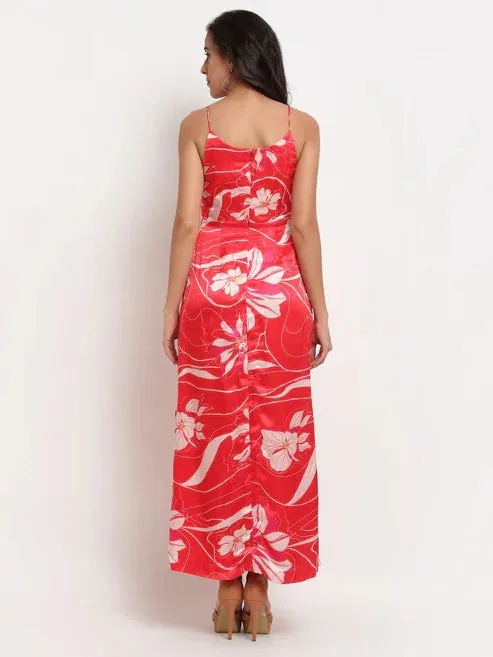 Red Slip Dress