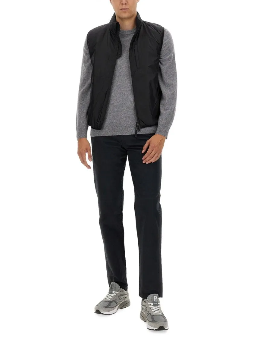 Regular Fit Black Cotton Chino Pants