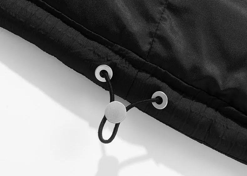 Relaxed-fit Hooded Puffer Jacket with Faux Two-piece Style