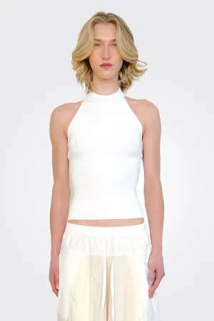 Rib Halter Sunburst Straps - White