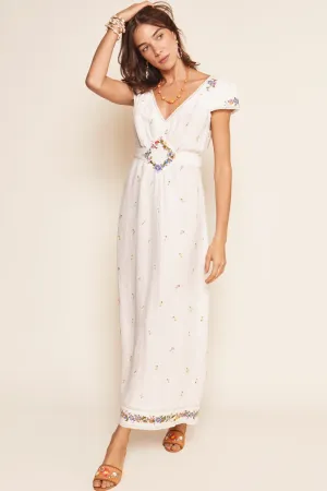 Rixo Carey Dress - Ivory