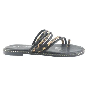 Sandalia Chalada Mujer Amalfi-1 Negro Print Casual